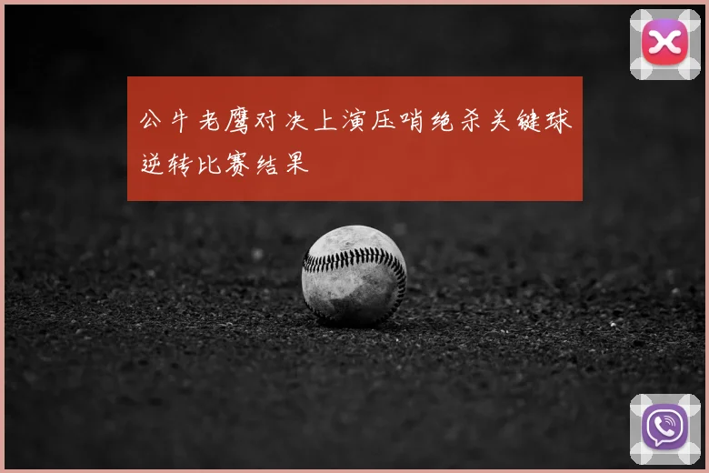 公牛老鹰对决上演压哨绝杀关键球逆转比赛结果